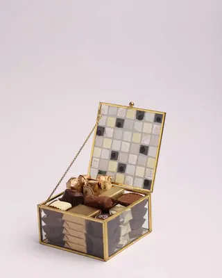 Boite à bijoux chocolat : PF