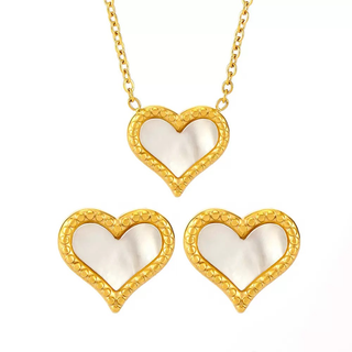 Ensemble de bijoux de luxe plaqué or Idée cadeau EGO059