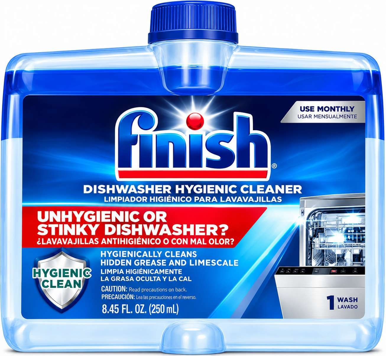 Finish Nettoyant Machine Lave-Vaisselle Original – 1 Lavage