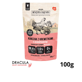 Wiejska Zagroda Kurczak z krewetkami i walerianą 100g
