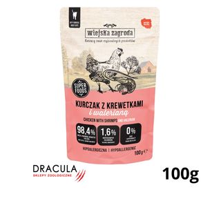 Wiejska Zagroda Kurczak z krewetkami i walerianą 100g