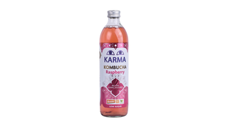Karma Kombucha Malinowa Niskosłodzona, 400 ml