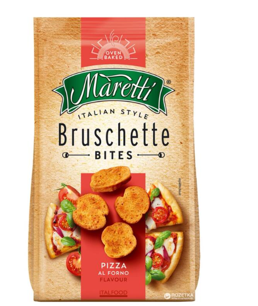 Maretti Bruschette Chips Saveur Pizza