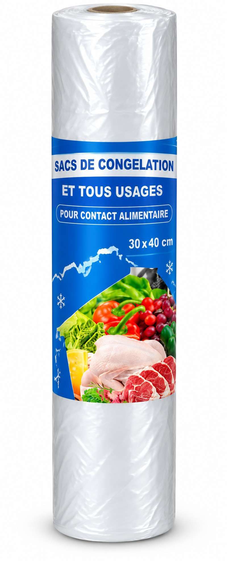 Sacs de Congélation et Tous Usages 30 x 40 cm – Rouleau