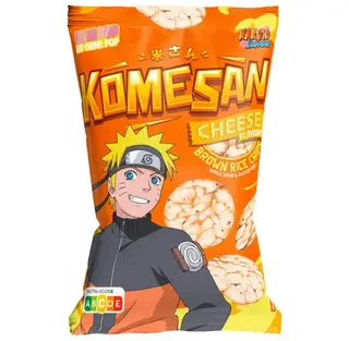 Chips de riz Komesan saveur fromage Naruto 60g - ULTRA POP