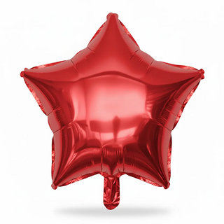 ჰელიუმის ფოლგირებული ბუშტი ,ვარსკვლავი წითელი