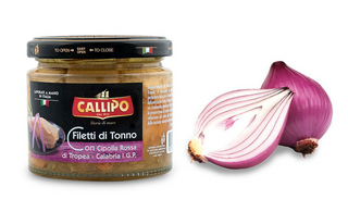 Filetto di tonno con cipolla di Tropea