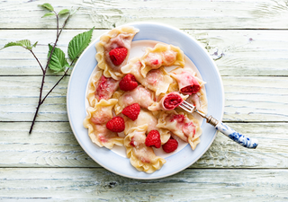 Pierogi z malinami 500g