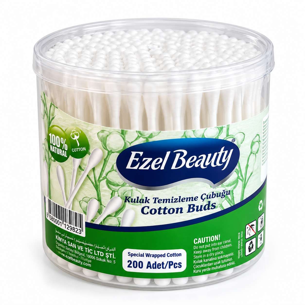 Ezel Beauty Cotons-Tiges – 200 Pièces