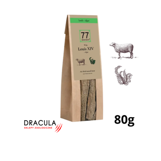 77 Seven Seven Louis XIV+ Stripes z suszonej jagnięciny z algami 100g