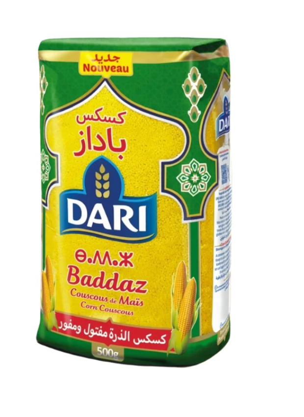 Dari Baddaz Couscous de Maïs – 500 g