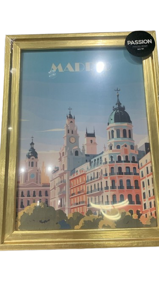 CADRE PHOTO CALI A4 21X30 CM BOIS COUL DORE