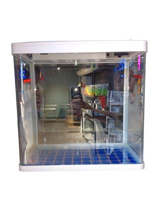 Aquarium Rectangulaire blanc 45L