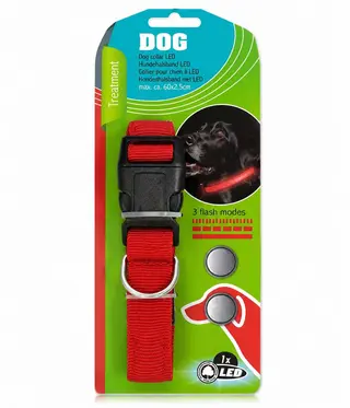 Collier LED Sécurité pour Chien – Visibilité Nocturne 3 Modes