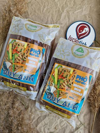 Локшина рисова коричнева 5мм 0.4