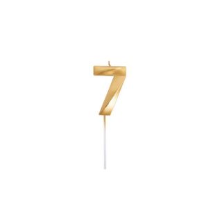 Bougie d'anniversaire pour gâteau, numéro 6 de décoration