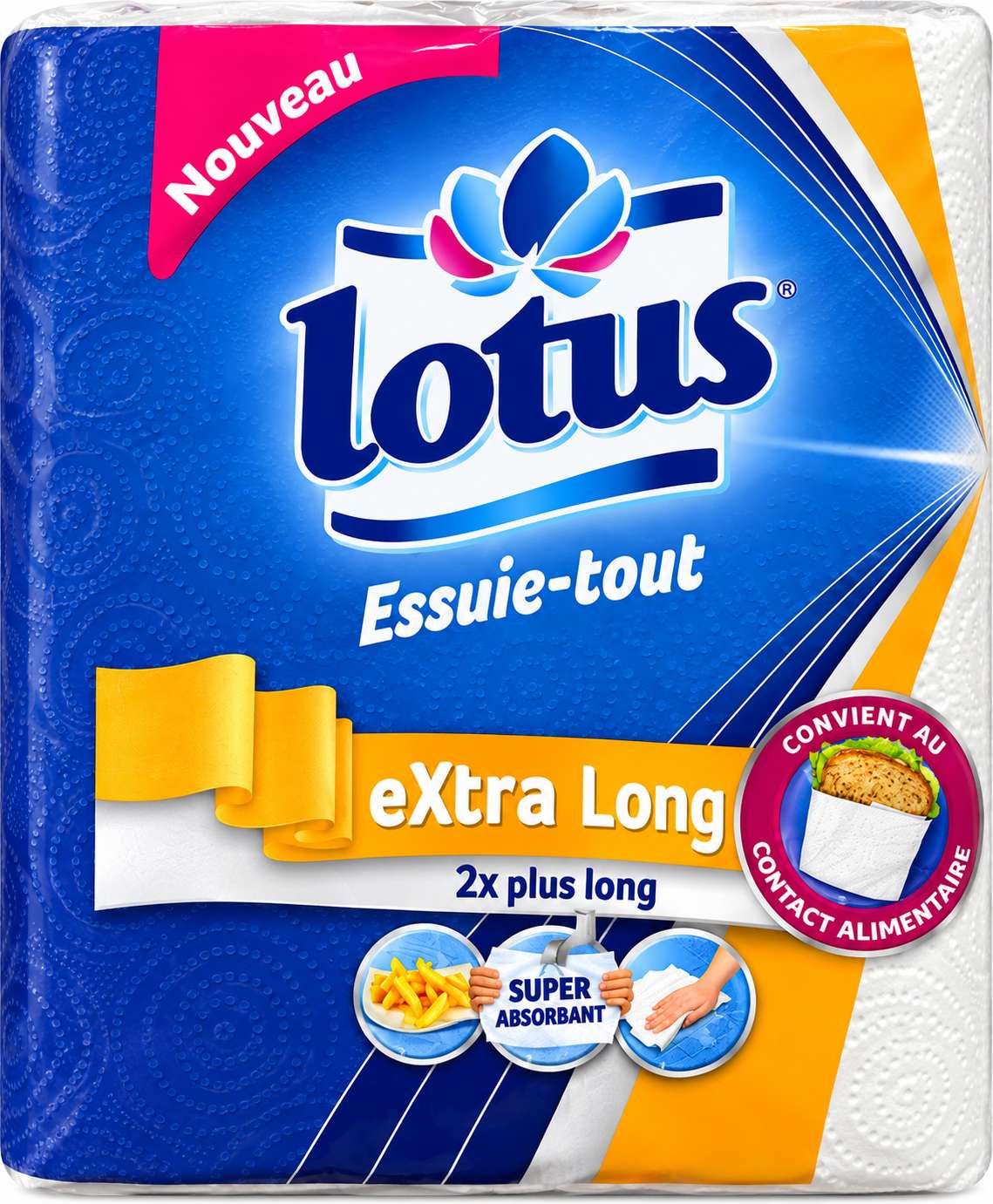 Lotus Essuie-Tout Extra Long Super Absorbant