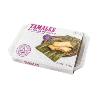 Tamales de tinga de pollo La Reina de las Tortillas