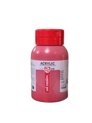 Acrylic colour Art Creation 750ml CARMIN 318
