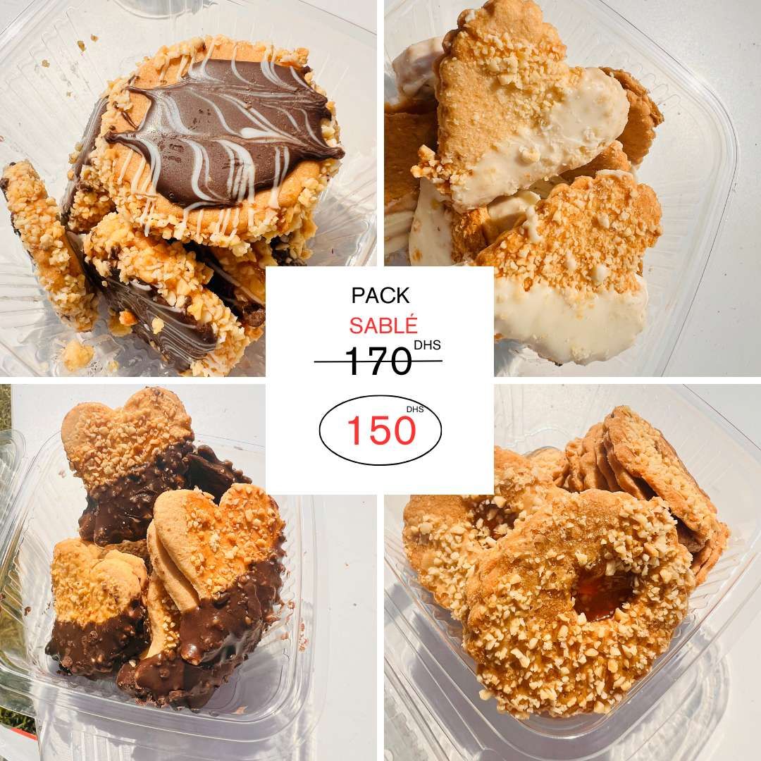 Pack de sablés faits maison - 1 kg