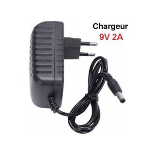 Chargeur Alimentation 9V-2A