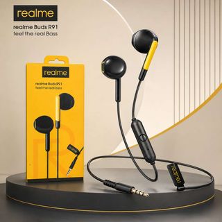 Écouteurs filaires Realme Buds R91 noirs