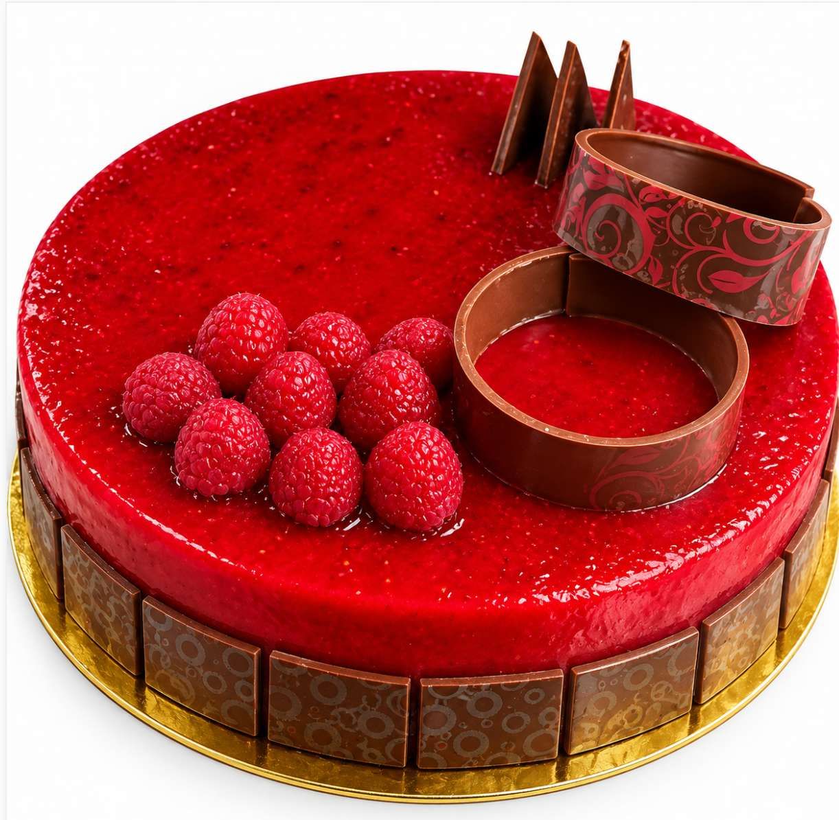 Entremets Mousse Framboise by poussin