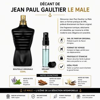 Décant Jean Paul Gaultier Le Male 5ML