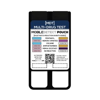 Smart Drugtest მრავალი ნარკოტიკის ტესტის ქისი, შავი
