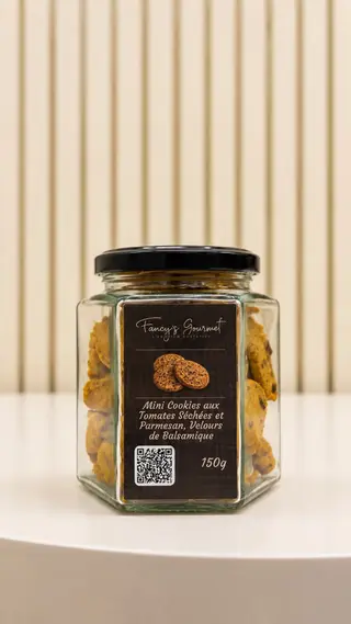 Mini cookies Fancy's Gourmet aux tomates séchées au soleil et au parmesan, 150 g