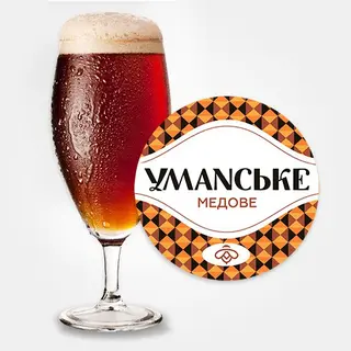 Пиво Медове Уманьпиво світле фільтр 6,5% (1л)
