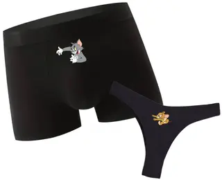 Lenjerie intimă pentru cuplu „Tom și Jerry”