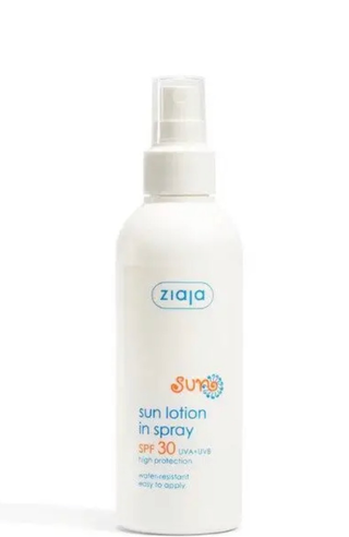 Ziaja sun lotion spray spf 30