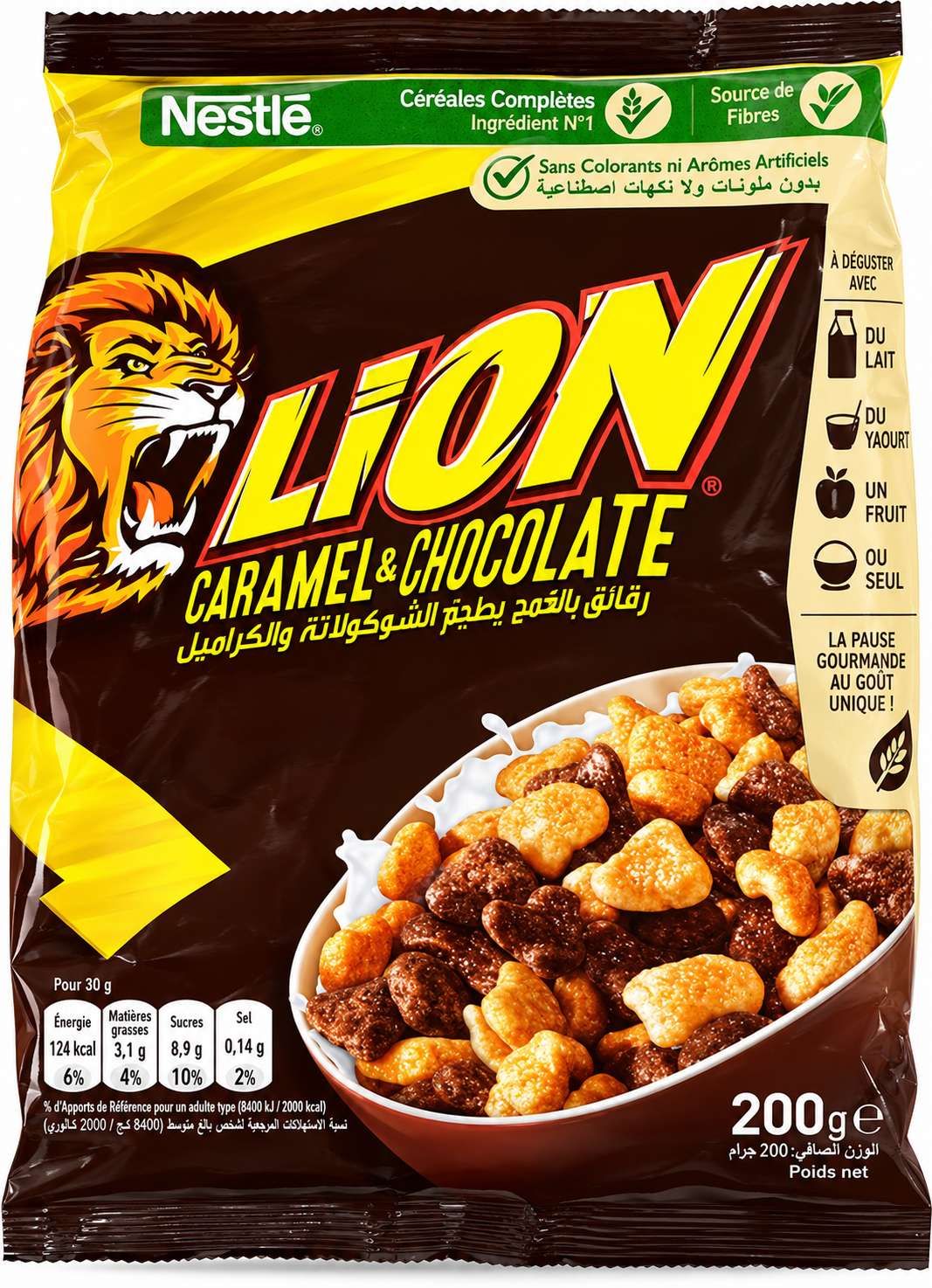 Nestlé Lion Céréales Caramel & Chocolat – 200 g