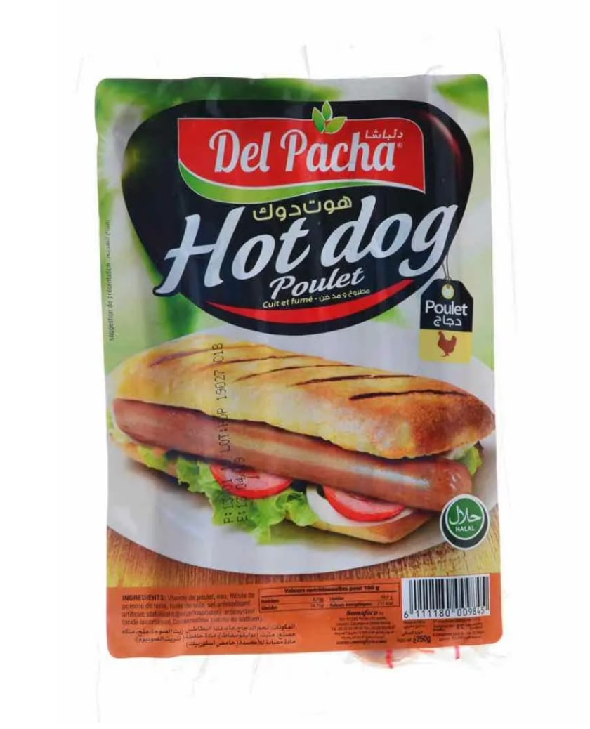 Saucisses Hot Dog Del Pacha