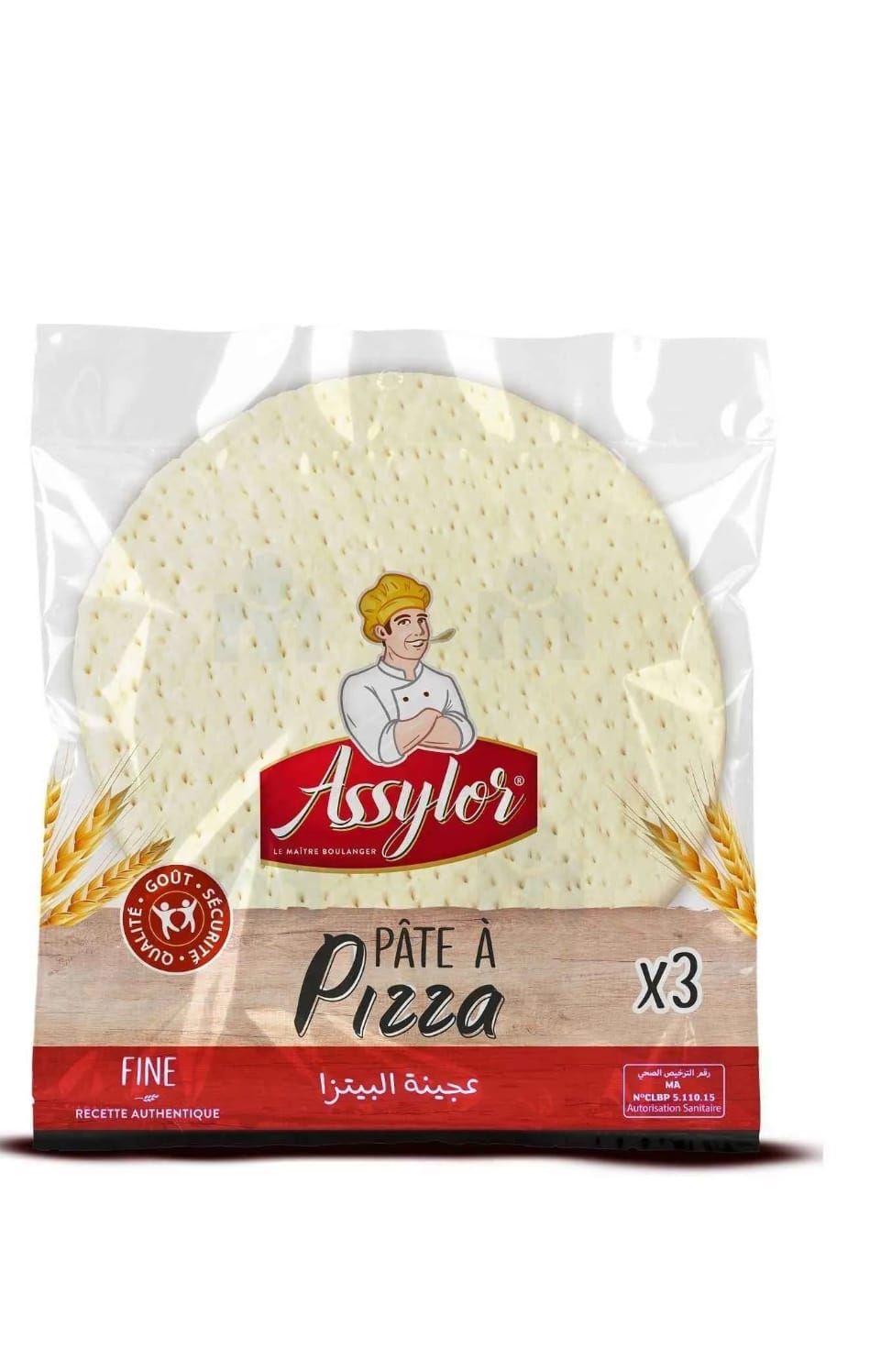 Pâte à Pizza Fraîche – 3 Pièces