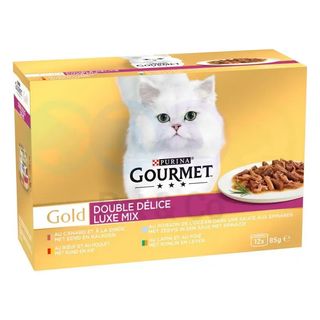 Lot Gourmet Gold Double Plaisir 12x85g
