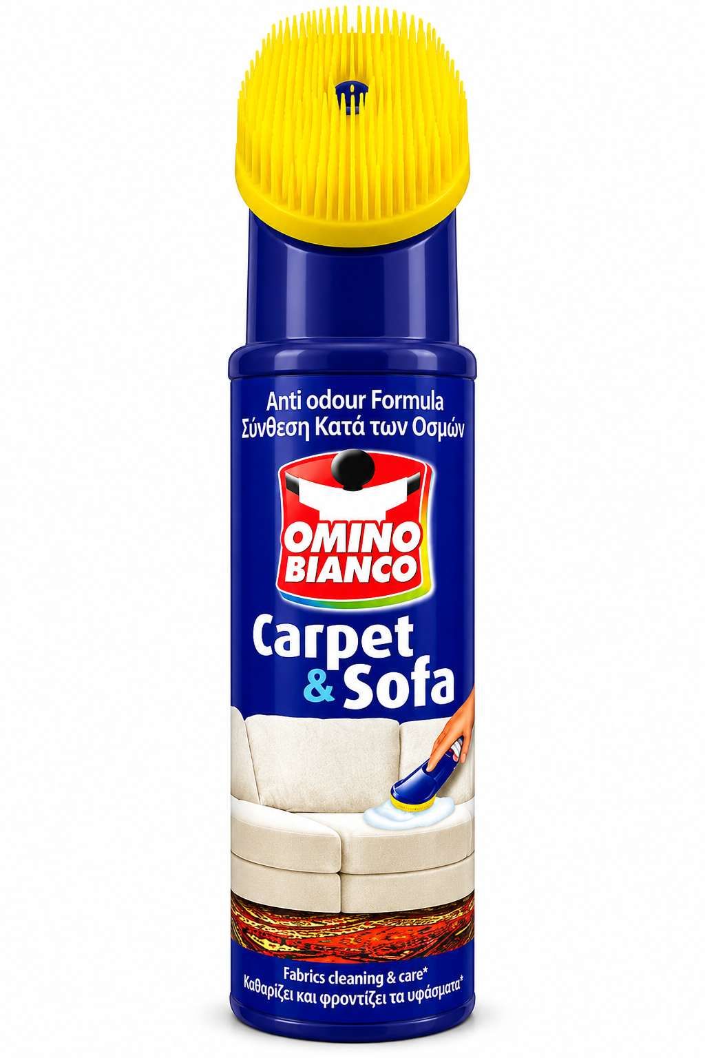 Omino Bianco Nettoyant Tapis et Canapés Formule Anti-Odeurs