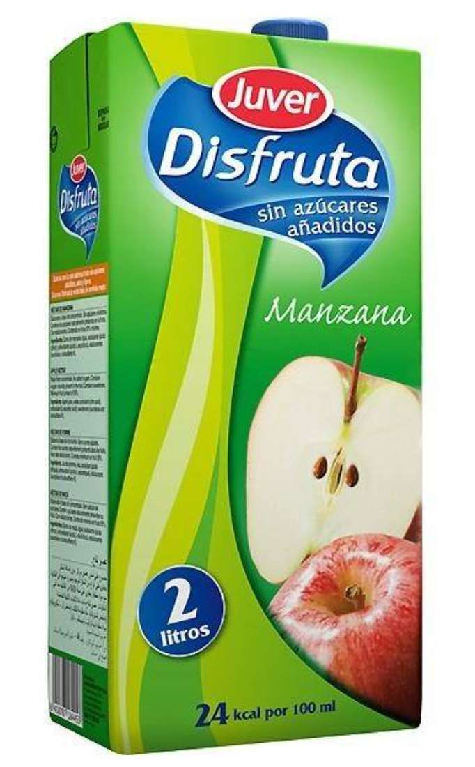 Juver Disfruta Jus de Pomme Sans Sucres Ajoutés – 1 L