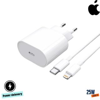 Chargeur Rapide 25W USB-C + Câble Lightning pour iPhone ⚡📱