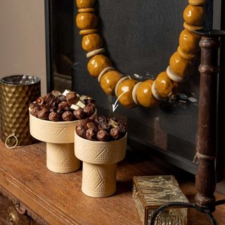 Coupe empreinte au chocolat