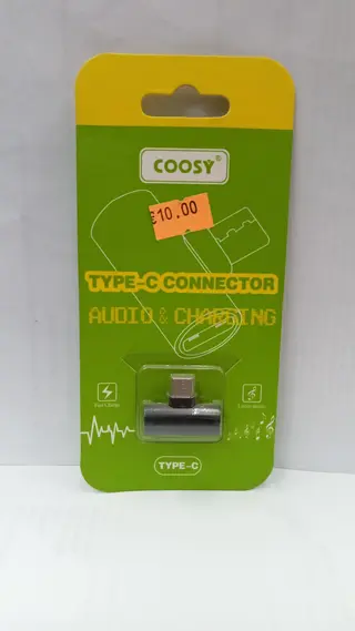 🔌🎧 COOSY Type-C Audio & Charging Adapter
