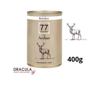 77 Seven Seven Arthur z jeleniem z dynią i żurawiną 400g