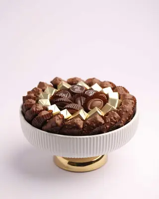Coupe sur pieds chocolat