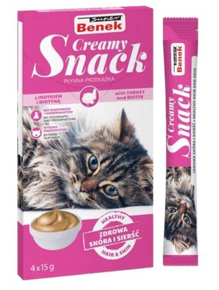 SuperBenek Creamys 4*15g dinde à la biotine