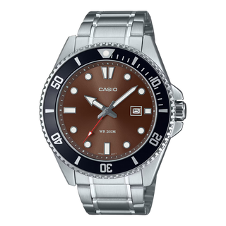 Casio MDV-107D-5AVDF Silver Watch, 200M Water Resistant