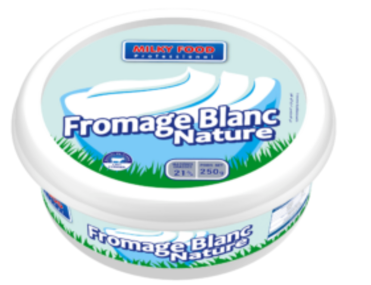 Milky Food Fromage Blanc Nature 21% MG – 250 g