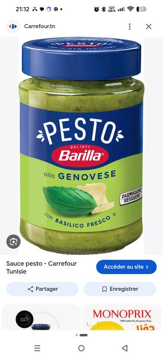 Pesto barillet