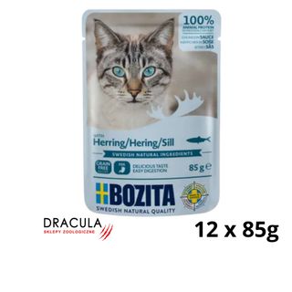 Bozita kawałki w sosie - śledź 12 x 85g