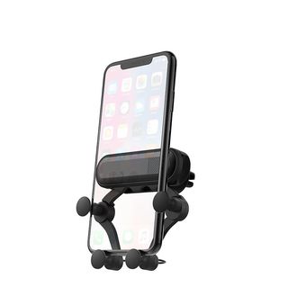Support Téléphone Voiture 360° Fixation Grille,Automatique par Gravité